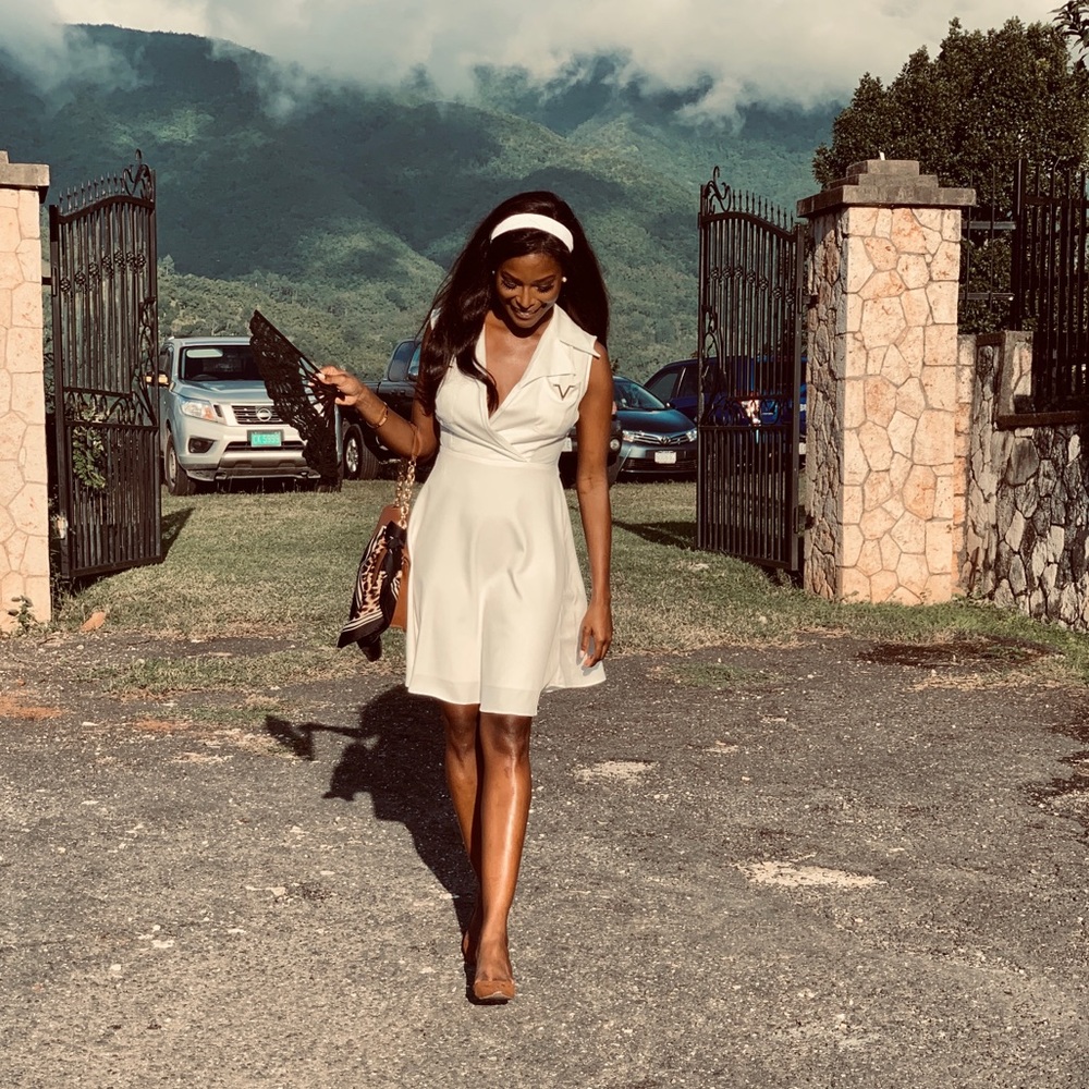 White Sun Dress